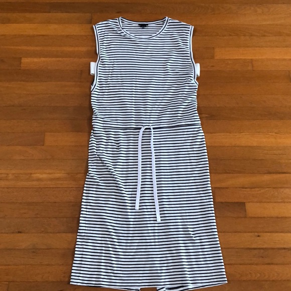 EUC. Theory Knit Striped Caneil Dress. - Picture 2 of 8